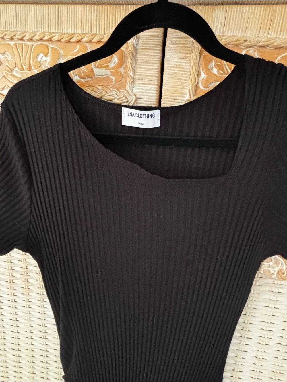 LNA  Ribbed Bodycon Mini Sz. Medium - Picture 6 of 10